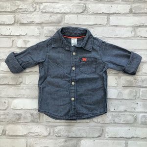 CARTER'S | Baby Boy's Chambray Dress Shirt 9M